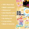 10pcs Cat Dad Sticker Sheet, Funny and Cute Vinyl Decals for Cat Lovers, Pet Owners, Waterproof, UV-Resistant, for Laptop, Water Bottle, Journal, Notebook, Scrapbook, Phone Case (Design 5) view 4