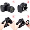 49/52/55/58/62/67/72/77mm Macro Reverse Lens Adapter Ring for Canon EOS EF-M Mount Camera Body (77mm) view 4