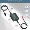 Optical to 3.5MM Audio Converter 192kHz Digital to Analog Audio Converter Optical SPDIF to 3.5 Jack AUX RCA Adapter with ToslinkOptical Cable and 3.5 to RCA Cable view 4