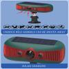 BEAHING Solar Motion Sensor Alarm 2 Horns 13 Sound 4 Mode Motion Detector Alarm Red & Blue LED Waterproof Motion Sensor Alarm for Farm, Garden, House, Solar Motion Sensor Alarm view 2