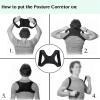 LRSSMA Clavicle Spine Posture Correction Support Belt Anti-Hunchback Sitting Posture Porrection Device Adjustable Back Clavicle Correction Belt(Medium) view 4
