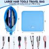 Hair Tools Travel Bag with Heat Resistant Mat 15'', Hot Hair Bag for Women view 2