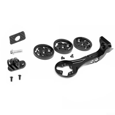 Bicycle Computer Holder Mount For Garmin GPS SLR7/9 Bike Compatible Black ABS 95/105mm Lightw(Short)
