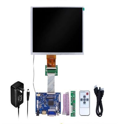 7''Inch 800480 LCD Screen for CLAA070MA0ACW 4:3 HDMI VGA CVBS 12V Display Drive Board Set (Without Touchscreen)
