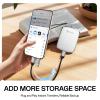 PHIXERO Portable Extern SSD 1TB Up to 550MB/s, USB 3.2 Gen 2 USB C to C&A for Smartphone/Tablet/PC/Laptop/Camera (White) view 3
