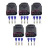 5 Sets 3 Pin Dark 4D0971993 Car Plug Wire Harness Connector Terminal Connector DJ7037B-3.5-21 view 1