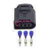 5 Sets 3 Pin Dark 4D0971993 Car Plug Wire Harness Connector Terminal Connector DJ7037B-3.5-21 view 2