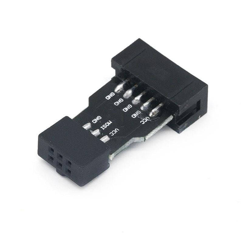 10Pin to 6PiN Convert to Standard 10 Pin to 6 Pin Adapter Board for STK500 AVRISP USBASP ISP Interface Converter AVR