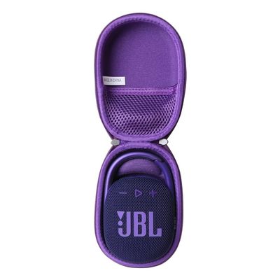 Adada Hard Travel Case for JBL Clip 5- Portable Mini Bluetooth Speaker (Purple)