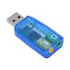 Mini External USB to 3.5mm Mic Headphone Jack Stereo Headset 3D Sound Card Audio Adapter Speaker Interface for Laptop view 1