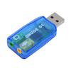 Mini External USB to 3.5mm Mic Headphone Jack Stereo Headset 3D Sound Card Audio Adapter Speaker Interface for Laptop view 2