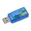 Mini External USB to 3.5mm Mic Headphone Jack Stereo Headset 3D Sound Card Audio Adapter Speaker Interface for Laptop view 3