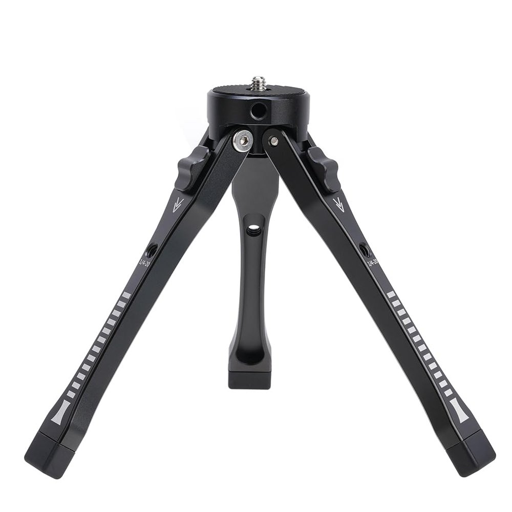 BGNing Aluminum Desktop Tabletop Tripod Stand for 16 15 14 and Camera Camcorder Projector Holder Handheld Grip