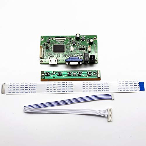 1366(RGB)768 30 pins Driver Board Kit for LTN156AT37-L01 HDMI + VGA LCD LED LVDS EDP Controller Board Driver