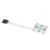 1x5 Matrix Array 5Key Membrane Switch Keypad Keyboard 1x5 Keys Control Panel view 2