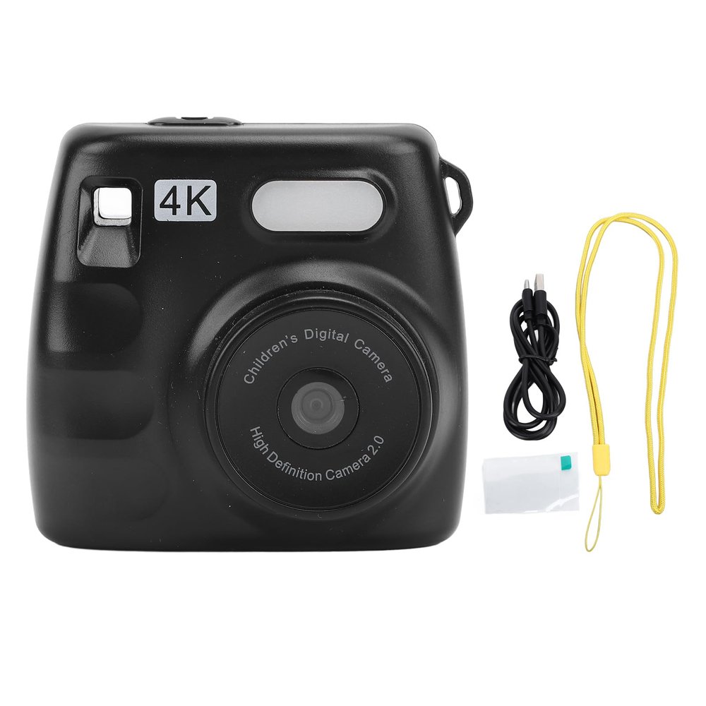 48MP Dual Lens Camera 1080P Resolution HD Camera with LED Fill Light 2.0 Inch Screen HD Camera Portable Digital Camera for Students (Acoutocg5e03pygq-12)