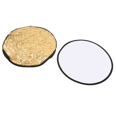 Acouto Handle Round Reflector 5 in 1 Photography Light Reflector Collapsible Lighting Round Reflector for Photo Studio Live Broadcast for Daylight Backlight Portrait (110cm)