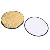 Acouto Handle Round Reflector 5 in 1 Photography Light Reflector Collapsible Lighting Round Reflector for Photo Studio Live Broadcast for Daylight Backlight Portrait (110cm) view 1