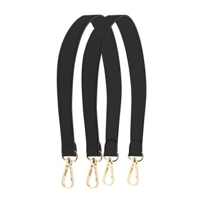 Ulifestar 2PCS Short Bag Straps, Shoulder Strap, Purse Strap Crossbody Wide Shoulder Strap Adjustable Straps Handbag Strap (Black - 48cm/18.89")