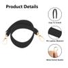 Ulifestar 2PCS Short Bag Straps, Shoulder Strap, Purse Strap Crossbody Wide Shoulder Strap Adjustable Straps Handbag Strap (Black - 48cm/18.89") view 3