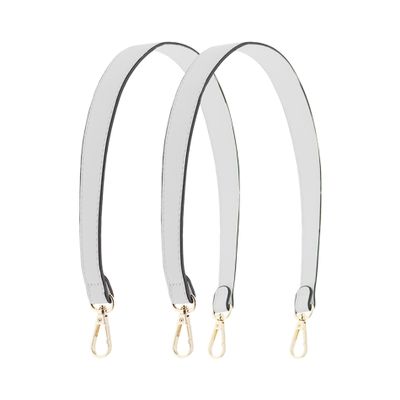 Ulifestar 2PCS Short Bag Straps, Shoulder Strap, Purse Strap Crossbody Wide Shoulder Strap Adjustable Straps Handbag Strap (Silver - 58cm/22.83")