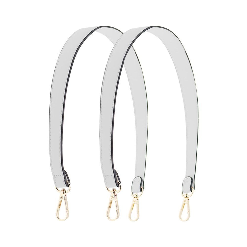 Ulifestar 2PCS Short Bag Straps, Shoulder Strap, Purse Strap Crossbody Wide Shoulder Strap Adjustable Straps Handbag Strap (Silver - 58cm/22.83")