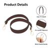 Ulifestar 2PCS Short Bag Straps, Shoulder Strap, Purse Strap Crossbody Wide Shoulder Strap Adjustable Straps Handbag Strap (Coffee - 58cm/22.83") view 3