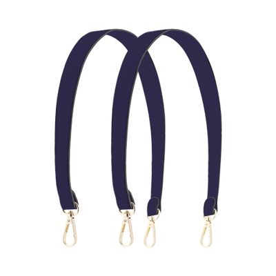 Ulifestar 2PCS Short Bag Straps, Shoulder Strap, Purse Strap Crossbody Wide Shoulder Strap Adjustable Straps Handbag Strap (Navy Blue - 58cm/22.83")