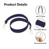 Ulifestar 2PCS Short Bag Straps, Shoulder Strap, Purse Strap Crossbody Wide Shoulder Strap Adjustable Straps Handbag Strap (Navy Blue - 58cm/22.83") view 3