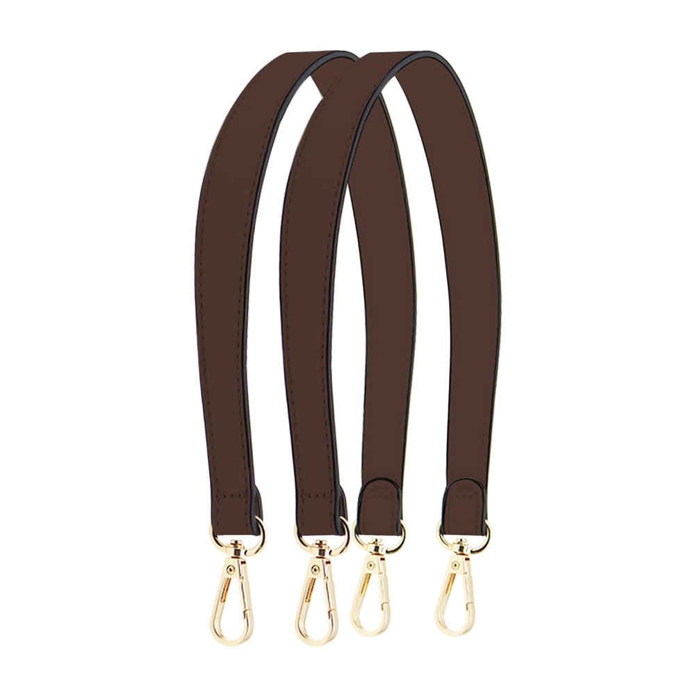 Ulifestar 2PCS Short Bag Straps, Shoulder Strap, Purse Strap Crossbody Wide Shoulder Strap Adjustable Straps Handbag Strap (Coffee - 48cm/18.89")