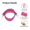 Ulifestar 2PCS Short Bag Straps, Shoulder Strap, Purse Strap Crossbody Wide Shoulder Strap Adjustable Straps Handbag Strap (Magenta - 48cm/18.89") view 3