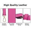 Ulifestar 2PCS Short Bag Straps, Shoulder Strap, Purse Strap Crossbody Wide Shoulder Strap Adjustable Straps Handbag Strap (Magenta - 48cm/18.89") view 4