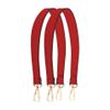 Ulifestar 2PCS Short Bag Straps, Shoulder Strap, Purse Strap Crossbody Wide Shoulder Strap Adjustable Straps Handbag Strap (Red - 48cm/18.89") view 1