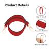 Ulifestar 2PCS Short Bag Straps, Shoulder Strap, Purse Strap Crossbody Wide Shoulder Strap Adjustable Straps Handbag Strap (Red - 48cm/18.89") view 3