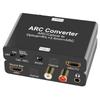 HDMI ARC Audio Extractor,192KHz ARC to Optical/SPDIF L/R 3.5mm Jack Stereo for TV DAC Audio Converter Digital to Analog Adapter view 1