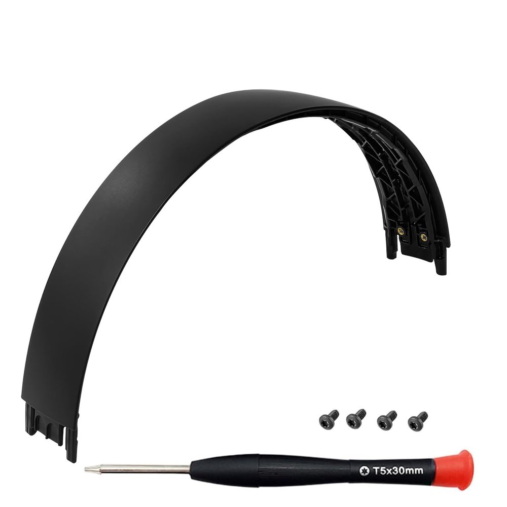 Knomix for Solo 4 2024 Wireless Top Headband Replacement Parts Accessories Repair Kit Compatible with Solo 4 Headphone 2024 Newest Version (Matte Black)