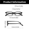 LJCZKA Oval Blue Light Blocking Glasses for Women Men Retro Small Oval Frame Y2K Cat Eye Computer Eyeglasses Clear Lens (Light Brown) view 3