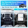 15.6 Inch Android 13 Car Radio for for Chevrolet Chevy Silverado GMC Sierra 2019 2020 2021 2022 2023 Stereo Upgrade Tesla Style Head Multimedia IPS Touch Screen Player GPS Navigation (8-128GB CarPlay) view 2