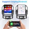 15.6 Inch Android 13 Car Radio for for Chevrolet Chevy Silverado GMC Sierra 2019 2020 2021 2022 2023 Stereo Upgrade Tesla Style Head Multimedia IPS Touch Screen Player GPS Navigation (8-128GB CarPlay) view 4
