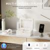 Plush White CD Player with Bluetooth, Wireless Remote Control, Supports CD Playback and Bluetooth Streaming view 3