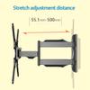 XIAOLZSL TV Wall Bracket Mount 90 Swivel and Tilt for Most 32''-52'' LED LCD OLED Flat Screen TVs and Monitors with max VESA 400400mm up to 28KG Full Motion Monitor Wall Bracket view 4