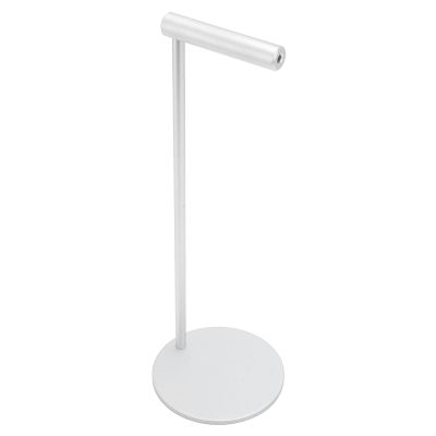 Vvikizy Headphone Stand Aluminum Alloy Silver Color Gaming Headset Holder for All Over Ear On Ear Computer PC Game Headsets Heavy Duty Base Compatible with All Types of Headphones