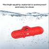 Compatible with Beats Pill(2024 Release) Bluetooth Speaker,Premium Silicone Shockproof Protection Skin Touch Charging Port Accessible,Red. view 4