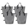 PATIKIL Canopy Weight Sand Bags, 4 Pack 110 Lbs Total Extra Large Weights Bags Waterproof Tent Leg Weights Sandbags for Outdoor Canopy Tent Sun Shelter Patio Ladder Gray (14x9") view 1