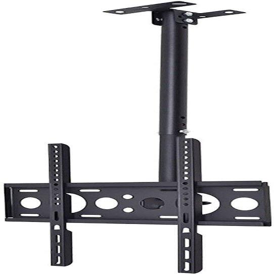 XIAOLZSL W Adjustable TV Bracket Ceiling TV Bracket Height Adjustable Swivel Tilt Ceiling TV Mount 360 Rotation Tilt TV Bracket Electric TV Lift,One Color-2m