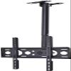 XIAOLZSL W Adjustable TV Bracket Ceiling TV Bracket Height Adjustable Swivel Tilt Ceiling TV Mount 360 Rotation Tilt TV Bracket Electric TV Lift,One Color-2m view 1