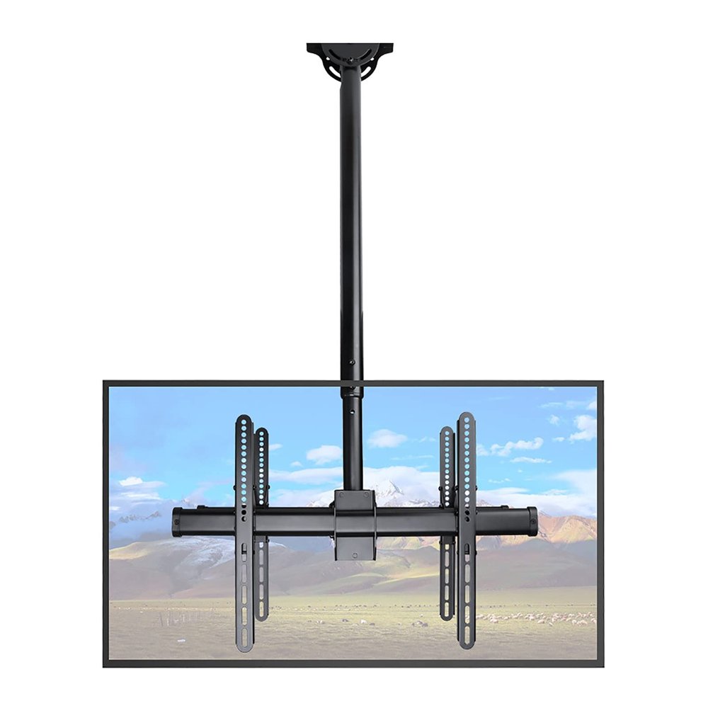 TENGJU TV Stand,tv Wall Mount Full Motion 360 Rotation TV Ceiling Mount, Tilt Swivel TV Bracket, Fits Most 32-70inch LCD Flat Screen and Curved TVs