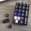 flexman Mechanical Numeric Keypad, Wired 21 Keys Portable Ergonomic Backlit Universal Computer Expand Layout Keyboard for Wins 2000 7 8 10, Plug and Play (Red Switch) view 4