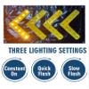 Tseukoe Reflective Arrows Folding Guide Board Luminous Magnetic Vehicle LED Outdoor Directional Arrow Sign for Construction, EMS, Fire or Rescue, Highway Safety and Law Enforcement(Black) view 3