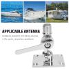 Pissente Polished 316 Stainless Steel VHF Antenna Mount, Adjustable Ratchet Base Mount for Boat 1 Inch Antenna, Fits RVs, Yachts, Speedboats view 3